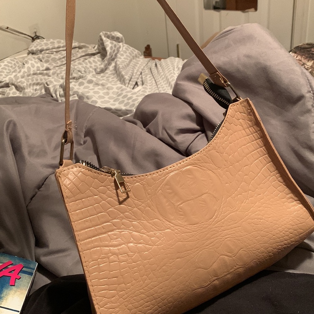 Brown/Beige Snake skin Purse